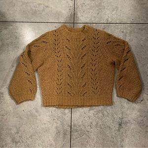 J. Crew/Point Sur Pointelle Sweater